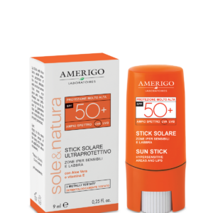 Stick Solare Ultraprotettivo Spf 50 9ml Amerigo