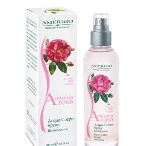 Acqua Corpo Spray Armonia Rosa 200ml Amerigo
