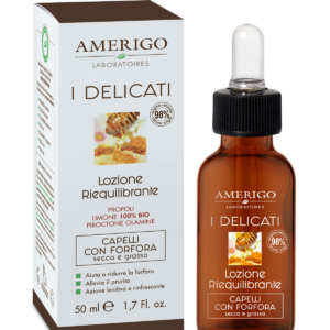 Lozione riequilibrante aiuta a combattere e prevenire la forfora Amerigo 50ml