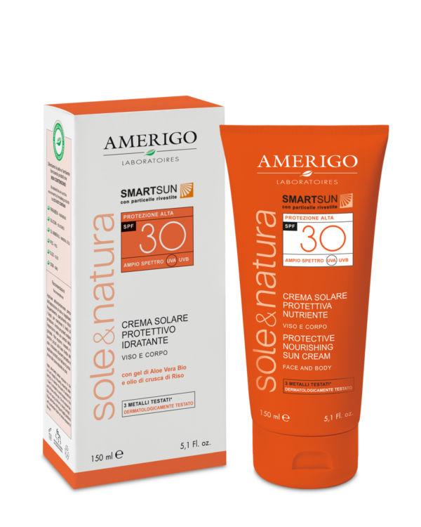 Crema Solare Protezione Alta Spf 30 150ml Amerigo