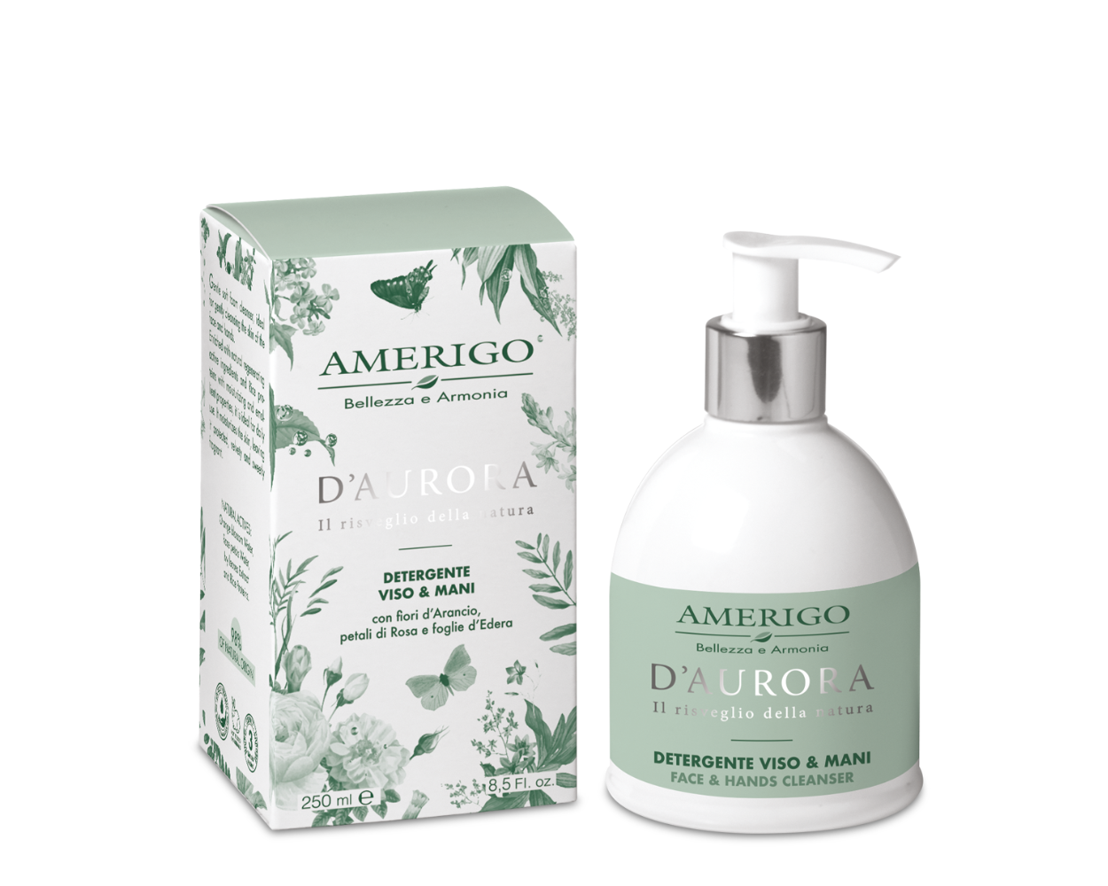 Detergente viso mani D'Aurora 250ml Amerigo