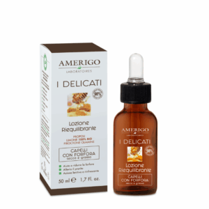 Lozione riequilibrante aiuta a combattere e prevenire la forfora Amerigo 50ml I Delicati