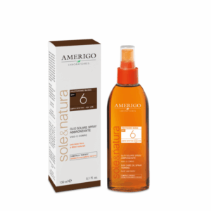 Olio Solare Spray Protezione Bassa Spf 6 150 ml Amerigo Sole & Natura