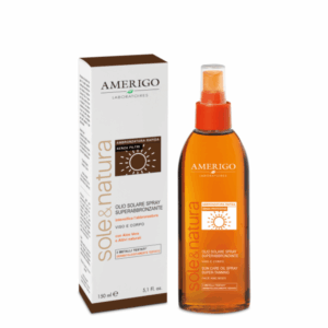 Olio Solare Spray Superabbronzante 150 ml Amerigo Sole & Natura