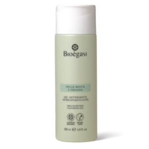 Gel detergente dermopurificante 200 ml Con Acqua d’Uva BIO per pelle mista e grassa Bioegasi