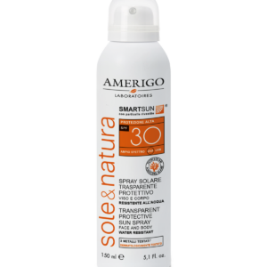 Spray Solare Trasparente Protezione Alta Spf 30 150ml Amerigo
