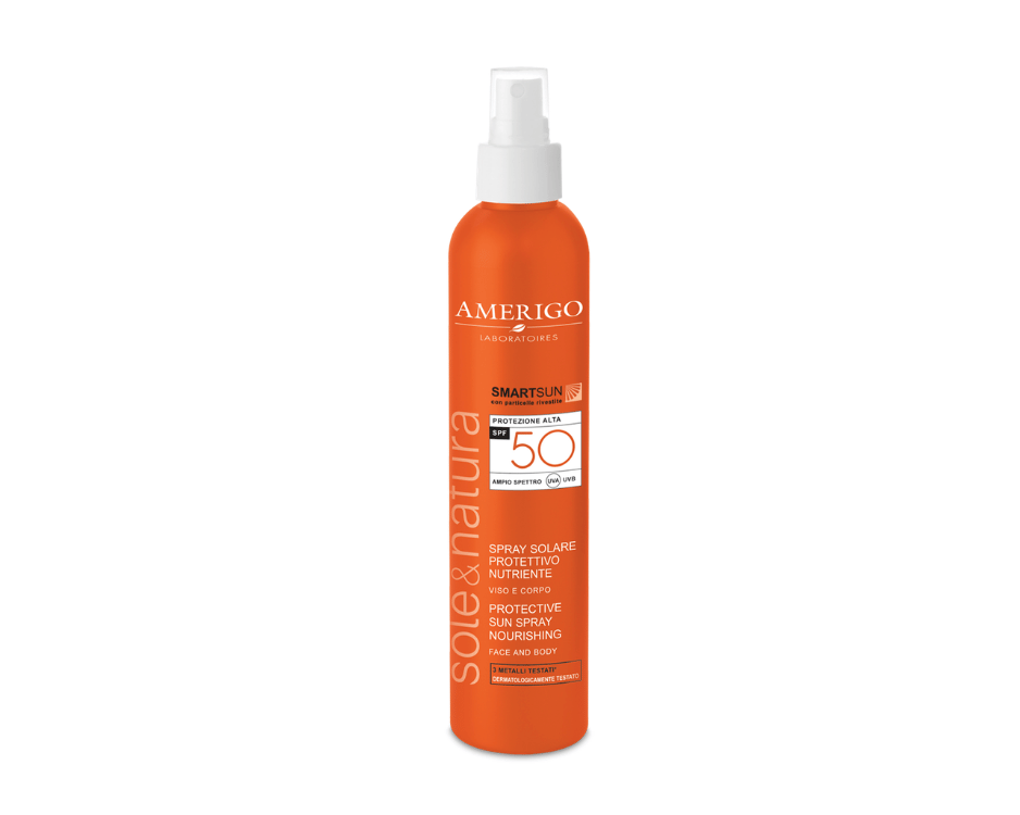 Spray Solare Protezione Alta Spf 50 200ml Amerigo Sole & Natura