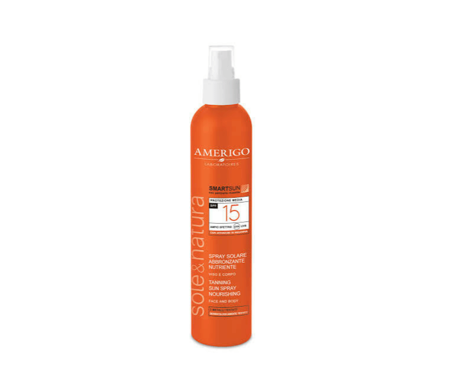 Spray Solare Protezione Media Spf 15 200ml Amerigo Sole & Natura