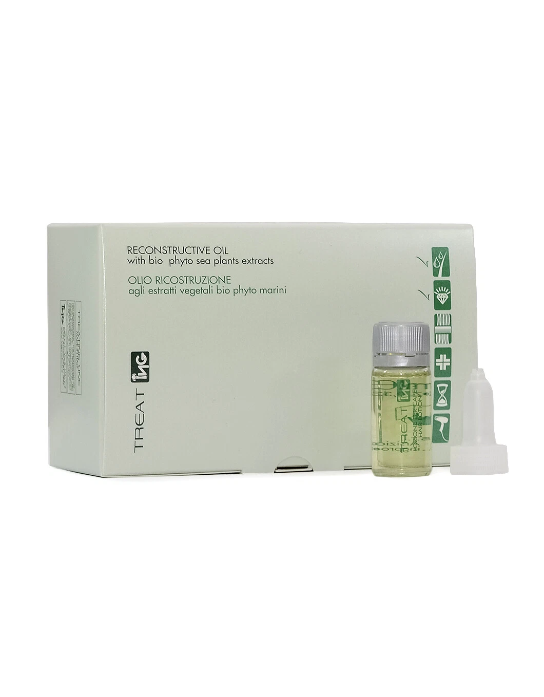 Olio Ricostruzione Capelli 10 Fiale 10ml Treat ing Districante
