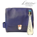 Kit Laura Biagiotti Laura Edt 75 ml e Pochette Viaggio Blu Ecopelle