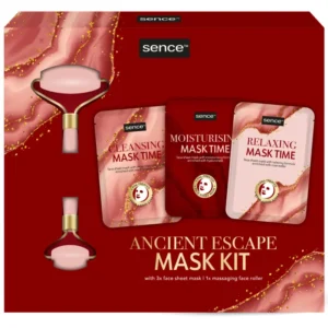 Mask Kit Sence 3 maschere viso con massaggiatore roller