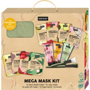 Sence Mega Mask Kit 11 maschere 2 pennelli fascia capelli