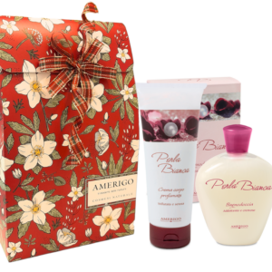 Cofanetto Perla Bianca Amerigo bagnodoccia 400ml e crema corpo 200ml
