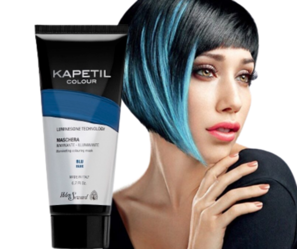 Kapetil Colour Mask Blu Maschera Colorante Capelli 200 Ml Helen Seward
