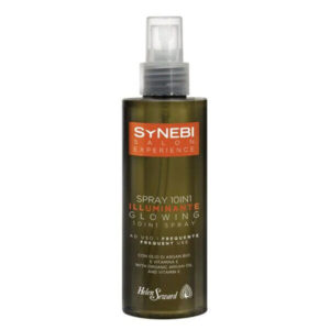 Synebi Glowing Spray Maschera Illuminante 10 in 1 Helen Seward Olio di Argan Vitamina E 150 ml