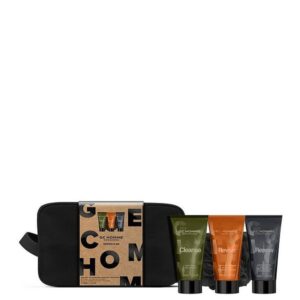 Set Uomo Groom Go 2 bagnoschiuma ,shampoo barba capelli e spugna e trousse
