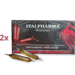 12 fiale capelli trattamento anticaduta Italpharma (6 x 10ml)