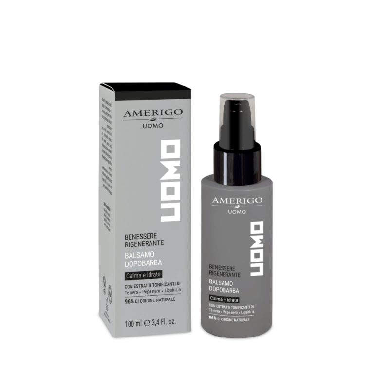 Balsamo Dopo barba Uomo Amerigo 100ml Formula vegana