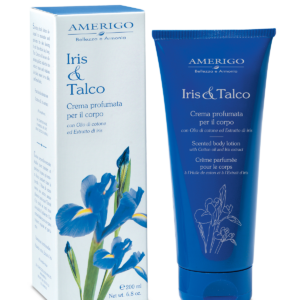 Crema per il corpo profumata Iris & Talco Amerigo 200ml
