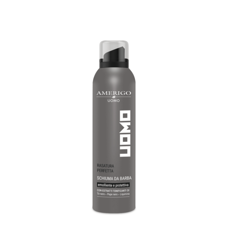 Schiuma da barba Amerigo Uomo 200ml Formula vegana