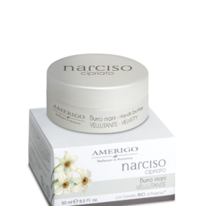 Burro mani profumato 50 ml per proteggere, idratare e nutrire le mani Amerigo Narciso Cipriato