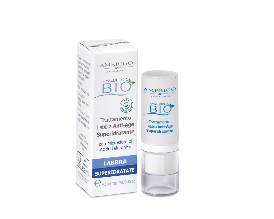 Trattamento labbra superidratate anti age Hyaluronic bio Amerigo 4,50ml