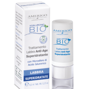 Trattamento labbra superidratate anti age Hyaluronic bio Amerigo 4,50ml