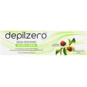 Depilzero Crema depilatoria ascelle e bikini 75 ML con olio di jojoba