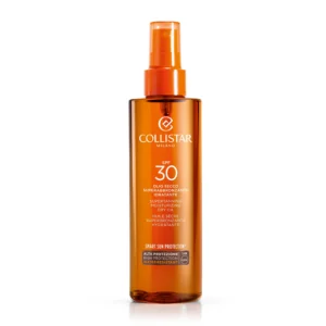 Olio Secco Superabbronzante Idratante Spf 30 Viso Corpo Water Resistant