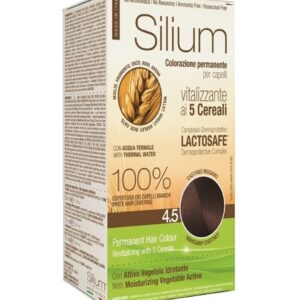 Silium Colorazione Permanente Capelli In Crema 4.5 Castano Mogano Tinta