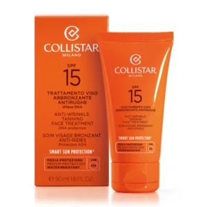 Crema Viso Abbronzante Antirughe Spf 15 Water Resistant 50ml Collistar solari