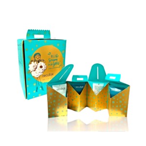Declèor Kit Regalo Crema corpo Bagnodoccia Scrub e Crema mani Idea Regalo Natale