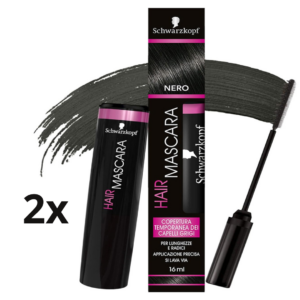 Mascara per coprire la ricrescita capelli grigi 16ml Schwarzkopf offerta 2 pezzi