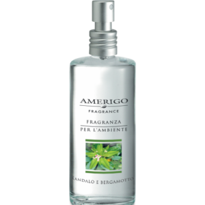Amerigo Sandalo e Bergamotto fragranza spray per ambiente 100ml