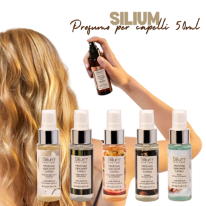 Silium Hair Care Profumo idratante capelli 50 ml con pantenolo e semi di lino