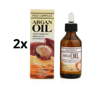 Olio di Argan 100ml Viso labbra Corpo Capelli trattamento idratante