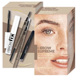 Bellaoggi Kit Sopracciglia effetto microblading Medium Blonde matita + gel