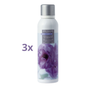 Atkinsons English Garden Gentle Camelia Doccia Mousse 200 ml Offerta 3 pezzi