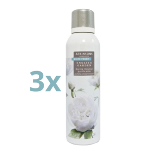 Atkinsons Doccia Mousse Purificante English Garden White Peony 200ml Offerta 3 pezzi