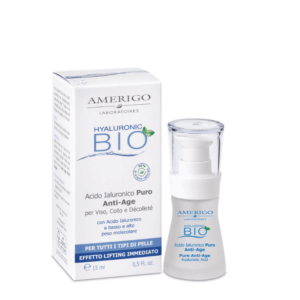Acido Ialuronico Puro 15 Ml Amerigo Hyaluronic Bio effetto lifting immediato