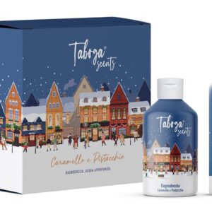 Bagnodoccia 250ml e Acqua profumata 150ml Caramello e Pistacchio Taboga Scents