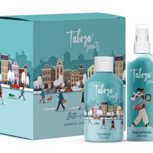Bagnodoccia 250ml e Acqua profumata 150ml Fragranza Latte Crema Taboga Scents