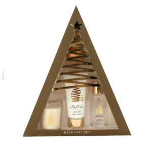 Kit Camomilla Christmas Crema corpo 60ml Bagnoshiuma 60ml Bomba da bagno e Candela