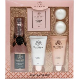 Kit Camomilla Black Rose White Musk Bagnodoccia Crema corpo Crema mani Sapone