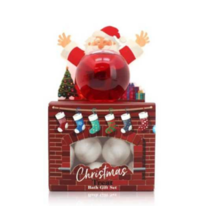 Kit Camomilla Christmas treat Gel doccia 100ml e 6 bombe da bagno regalo Natale
