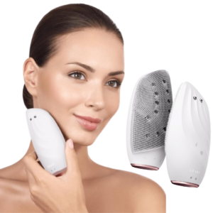 GESKE Dispositivo SmartAppGuided Sonic Thermo Facial Brush & Face Lifter 8in1 Pulizia della pelle e antirughe Spazzola per pulizia elettrica