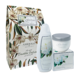 Kit Amerigo Gardenia Crema corpo e bagnodoccia Idea regalo Natale