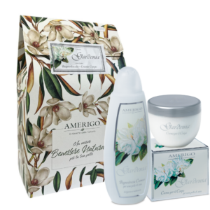 Kit Amerigo Gardenia Crema corpo e bagnodoccia Idea regalo Natale