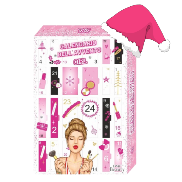 DMC Calendario Dell'Avvento Cosmetici Make Up 24 Sorprese Make Up e Skincare per Ragazze di Marchi Top Garnier, Deborah, Rimmel, Douglas