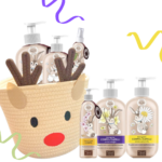Kit Regalo Fiocchi di Riso Neonato /a con 2 detergenti 400ml e crema fluida dopo bagnetto
